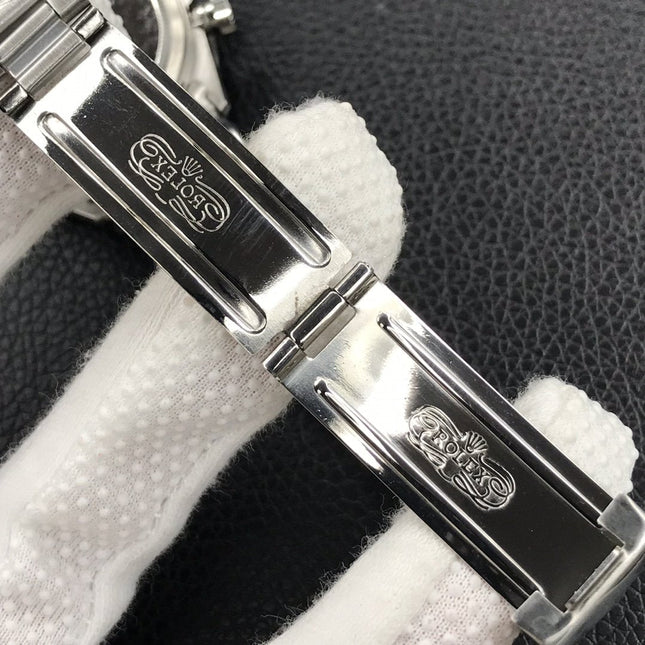 DAYTONA 38MM VINTAGE BLACK BEZEL SILVER DIAL