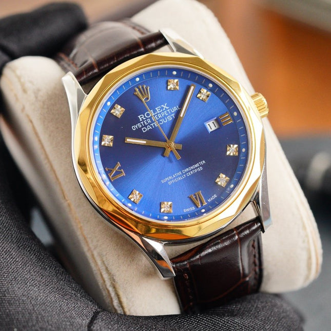 DATEJUST 41MM TWO-TONE DIAMOND NUMERALS