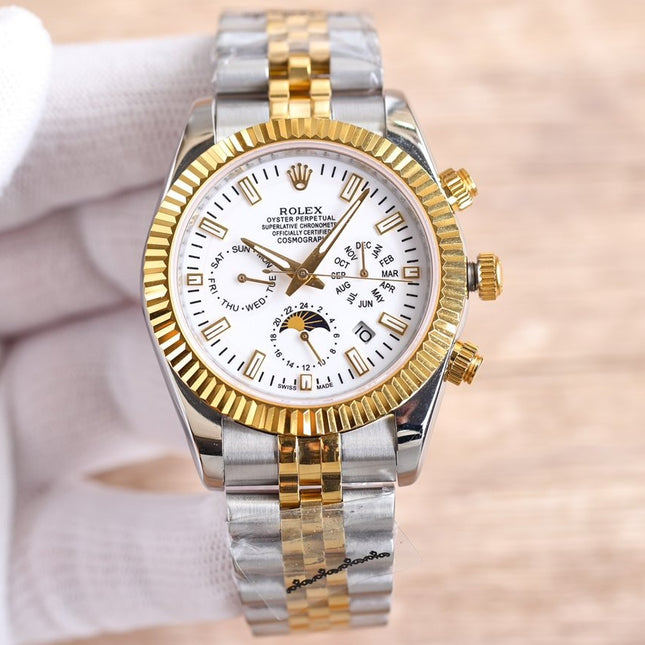 DATEJUST 41MM GOLD CASE CHRONOGRAPH