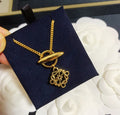 ANAGRAM PEDANT GOLD NECKLACE