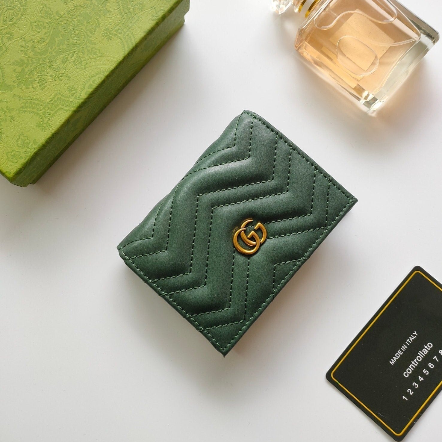 CARD WALLET MARMONT EMERALD GREEN