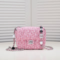 MINI FLAP BAG TWEED 8055 PINK