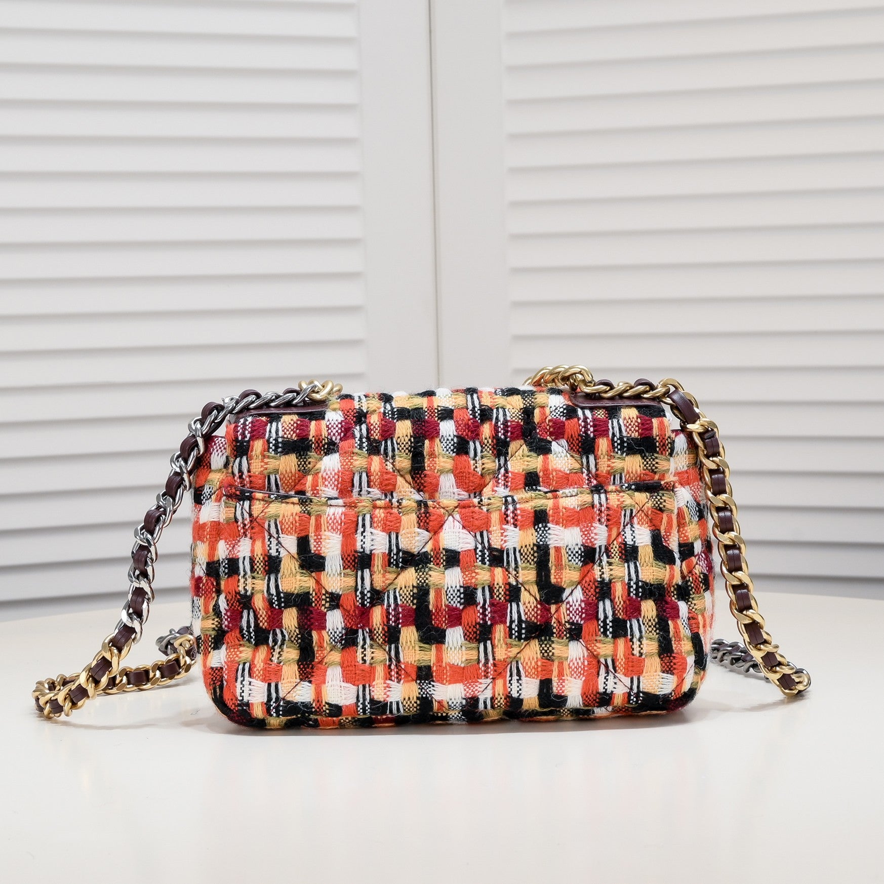 19 BAG TWEED 3308 ORANGE