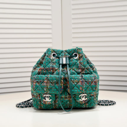 TWEED BACKPACK 8038 GREEN