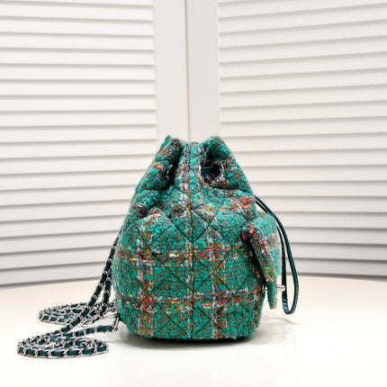 TWEED BACKPACK 8038 GREEN