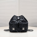 COWHIDE LEATHER BACKPACK 8038 BLACK