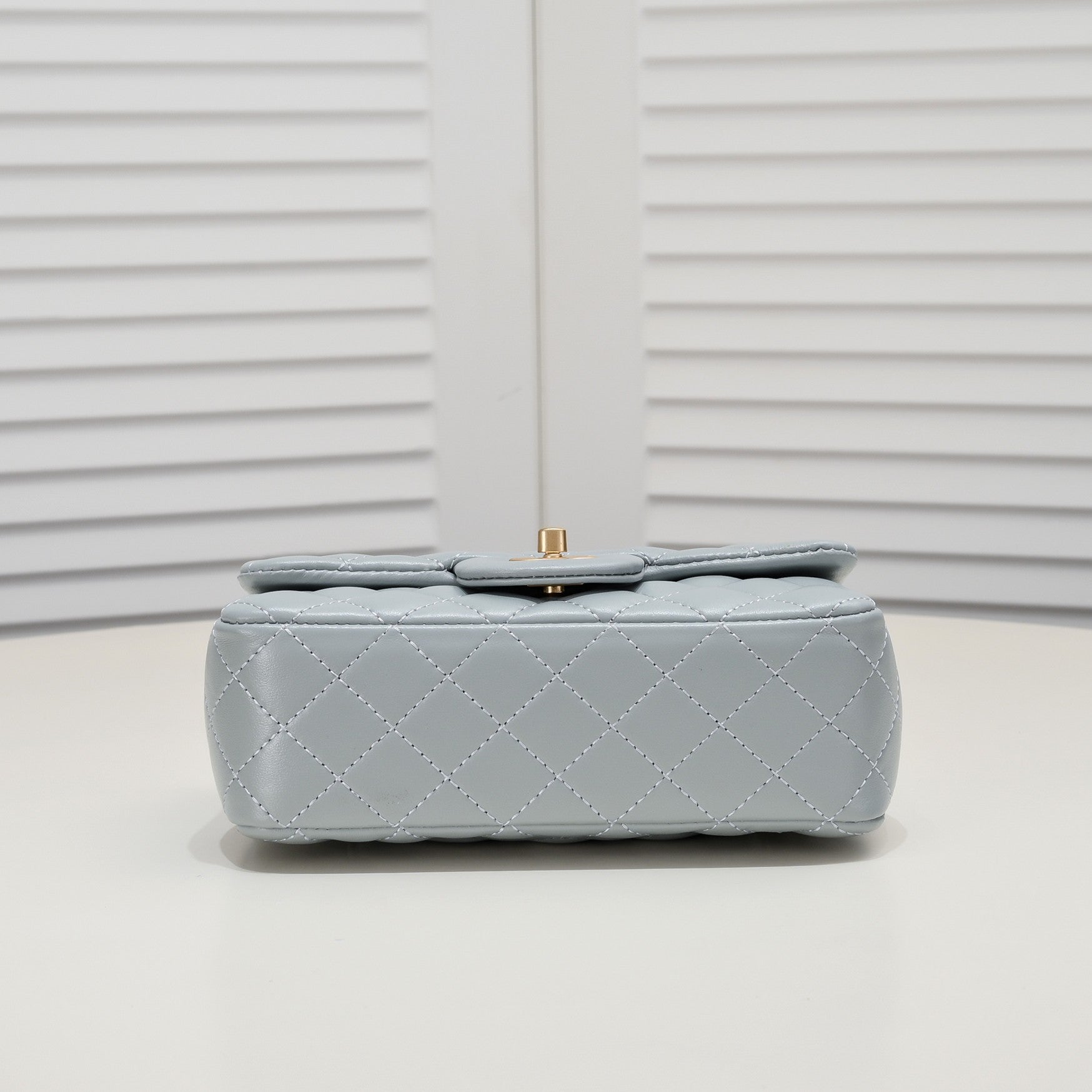 FLAP BAG 20CM 1787 GREY GOLD