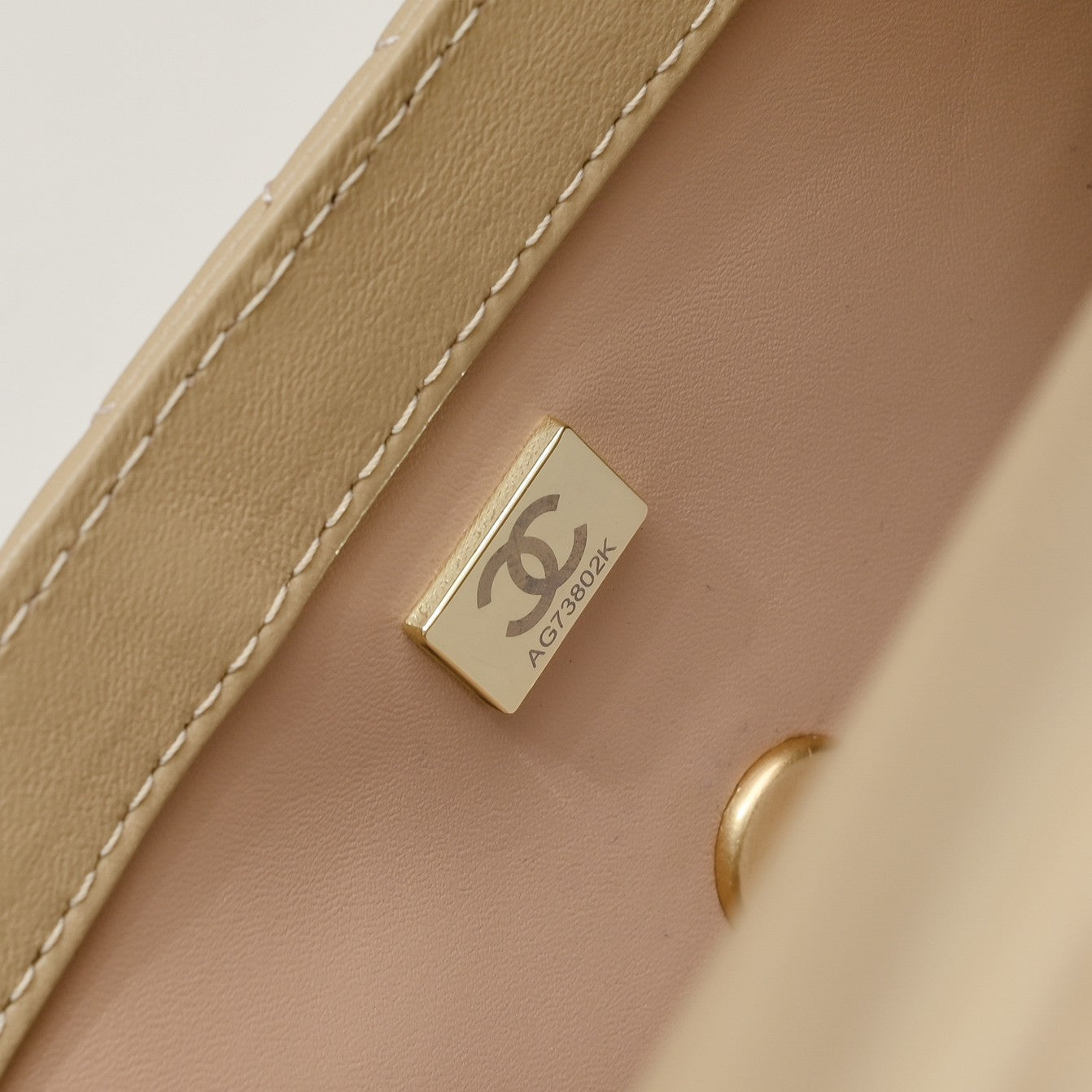 FLAP BAG 20CM 1787 PALE BROWN GOLD