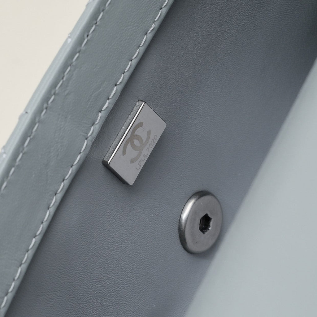 FLAP BAG 20CM 1787 GREY SILVER