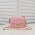 SMALL FLAP BAG 17CM 1786 PINK GOLD