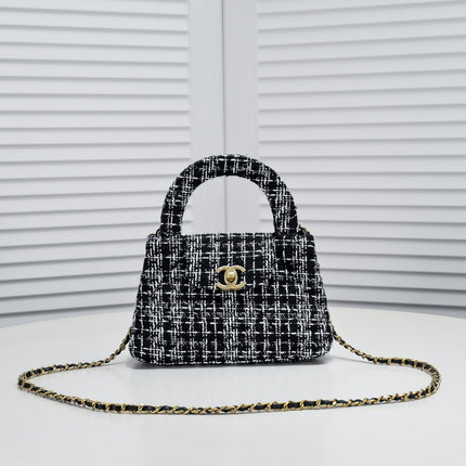 TWEED FABRIC 19CM 6170 BLACK