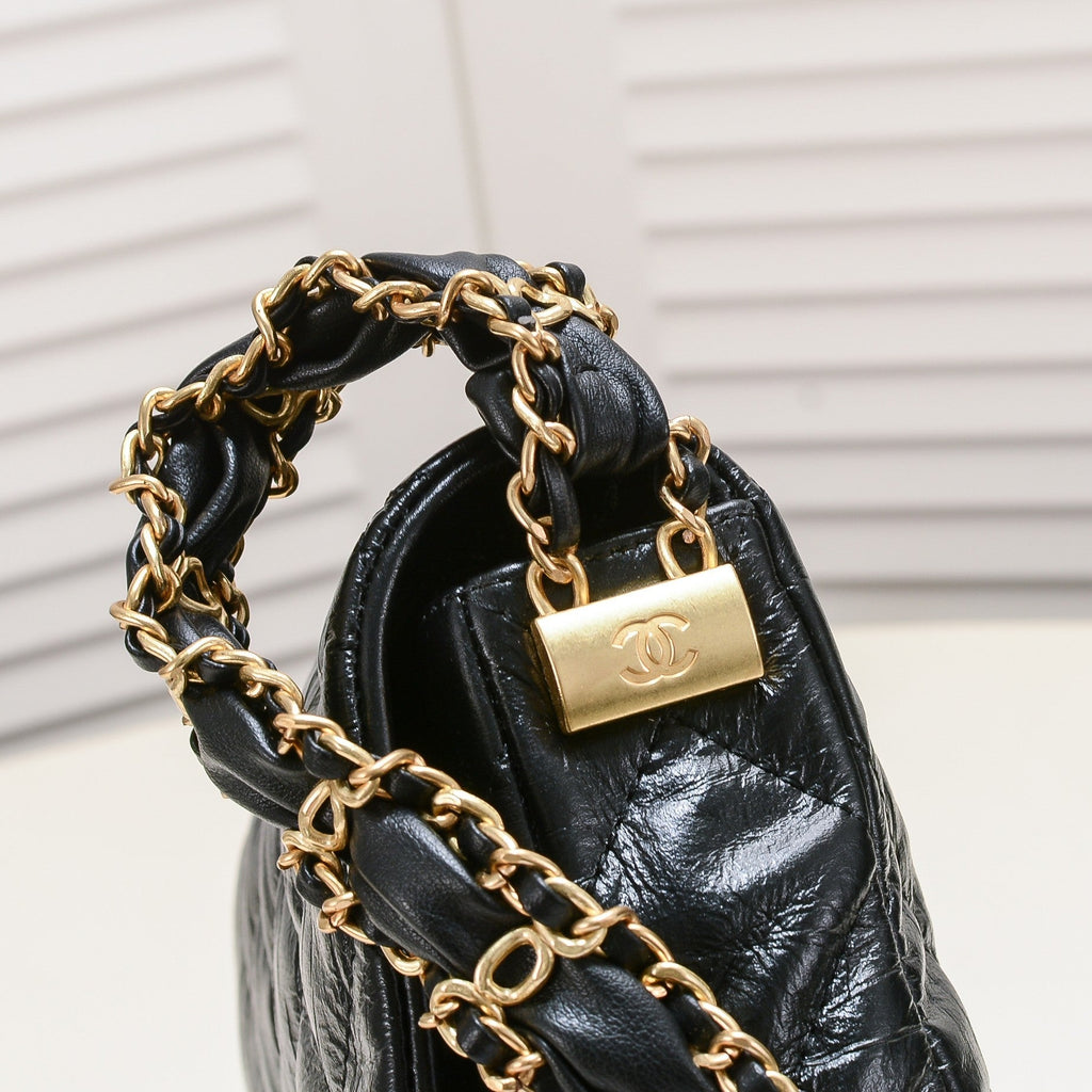 COWHIDE WIDE SHOULDER SINGLE SHOULDER BAG 9112