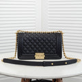 CAVIAR BOY BAG MEDIUM 67086 BLACK