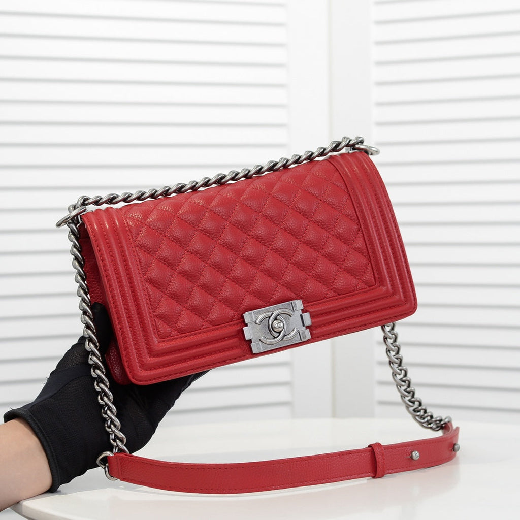 CAVIAR BOY BAG MEDIUM 67086 RED