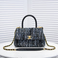 TWEED FABRIC 26CM 92991 BLACK