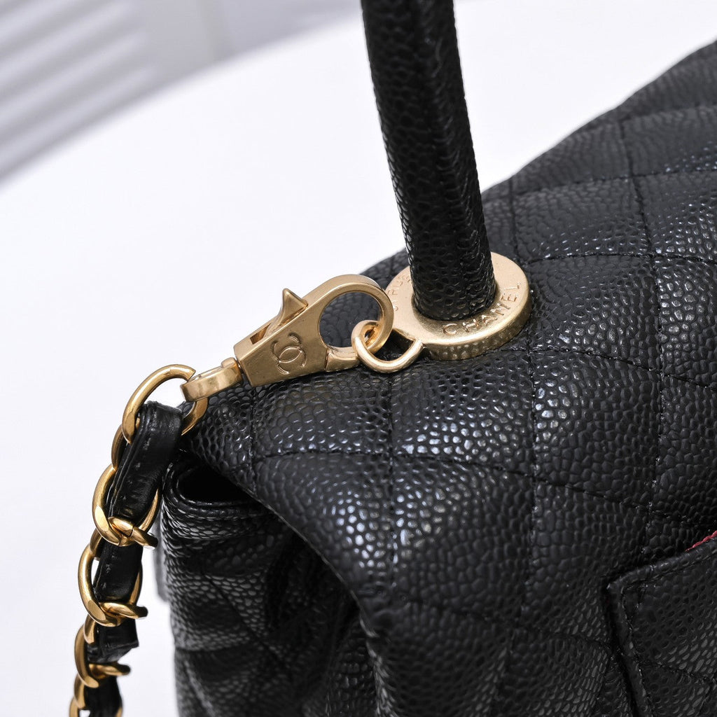 QUILTED CAVIAR 26CM 92991 BLACK