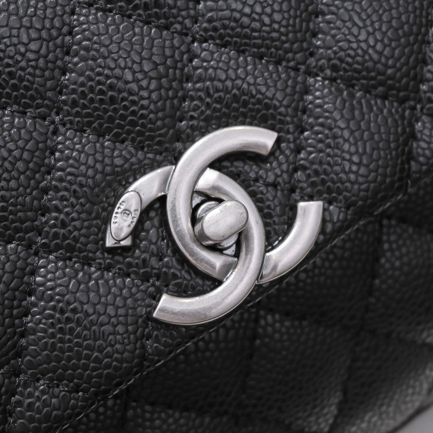 QUILTED CAVIAR 26CM 92991 BLACK