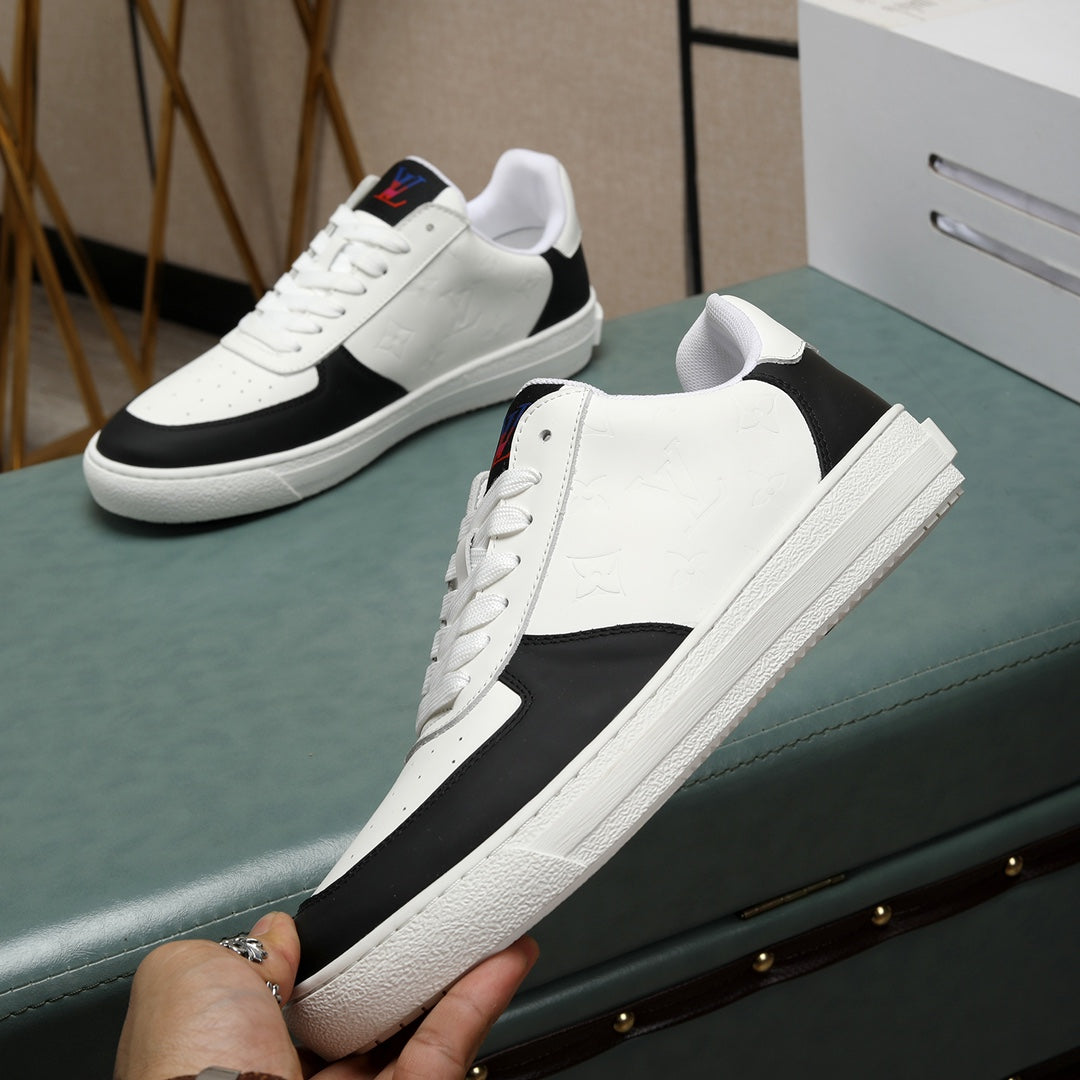 LV RIVOLI SNEAKER WHITE BLACK
