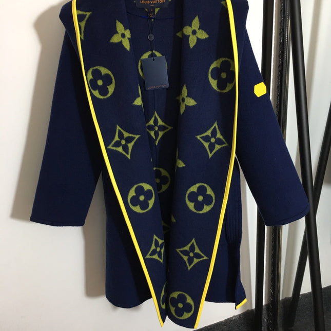 LV 25S BELTED WOOL COAT 0143