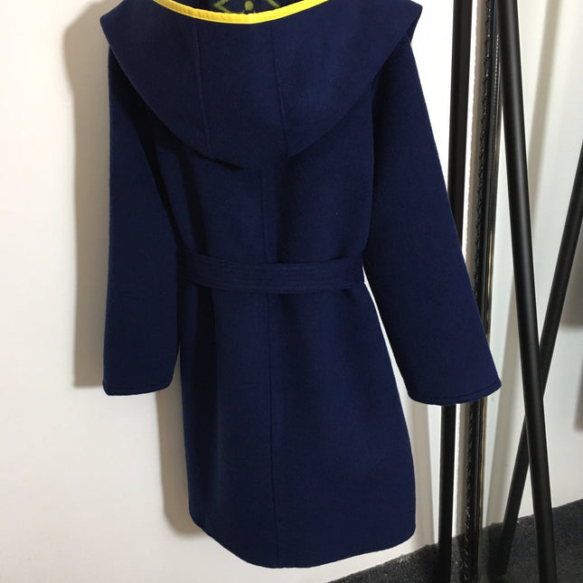 LV 25S BELTED WOOL COAT 0143