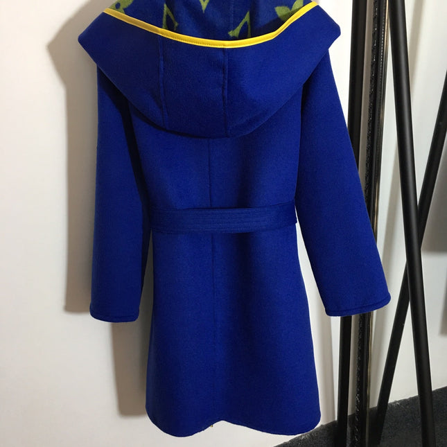 LV 25S BELTED WOOL COAT 0142