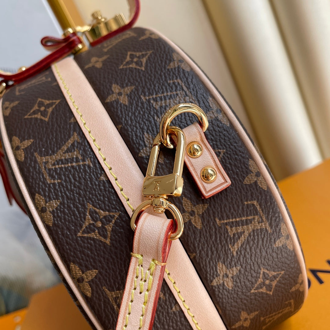 LV 25S PETITE BOITE CHAPEAU 17 IN BROWN MONOGRAM COATED CALFSKIN