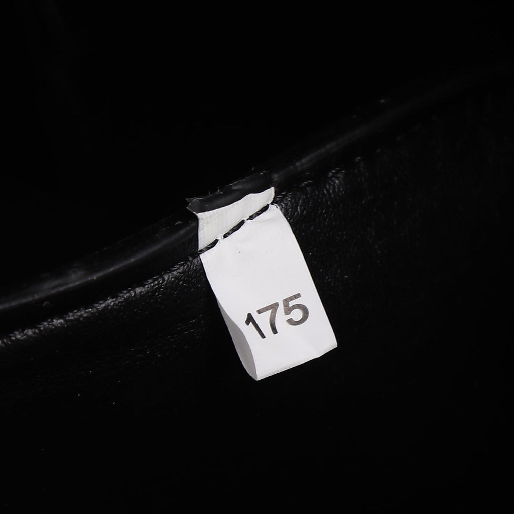 PRA 18 DYNAMIQUE LOGO TOTE BAG IN WHITE CALFSKIN