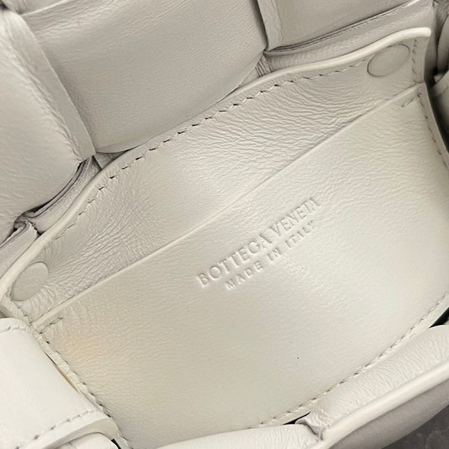 MINI CASSETTE 12 IN WHITE LAMBSKIN