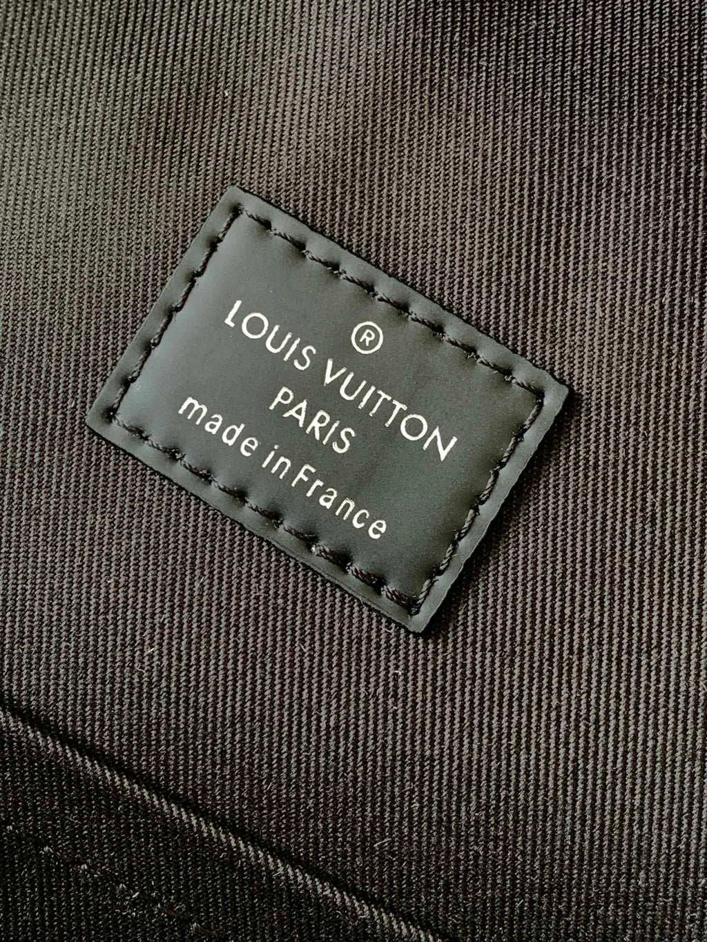 BACKPACK 40 IN BLACK MONOGRAM LAMBSKIN