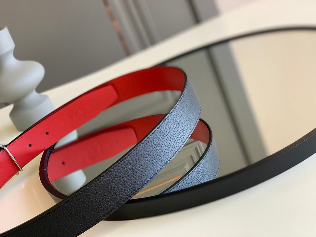 CL BELT 35MM IN BLACK CALFSKIN 566230
