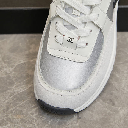 CC TRAINER TRIPLE WHITE SILVER SUEDE