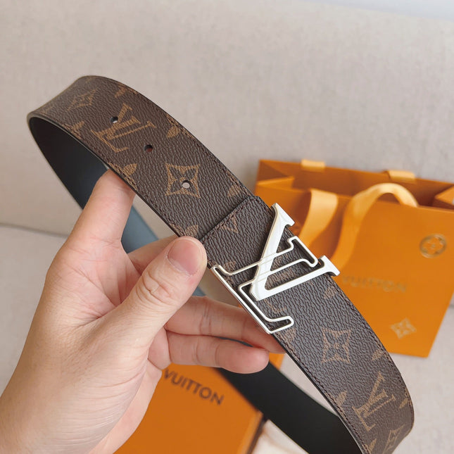 LV 25S BELT 40 MM IN BROWN CALFSKIN 593209
