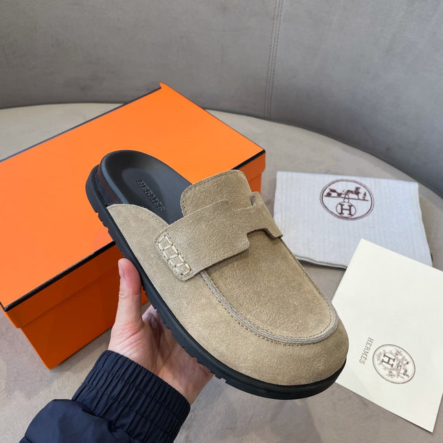 G0 MULE BEIGE SUEDE