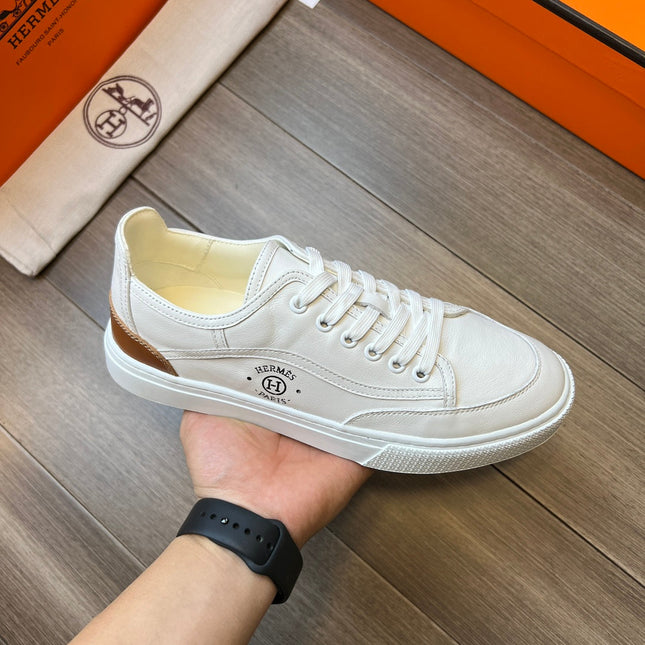 HM GET SNEAKER WHITE CALFSKIN