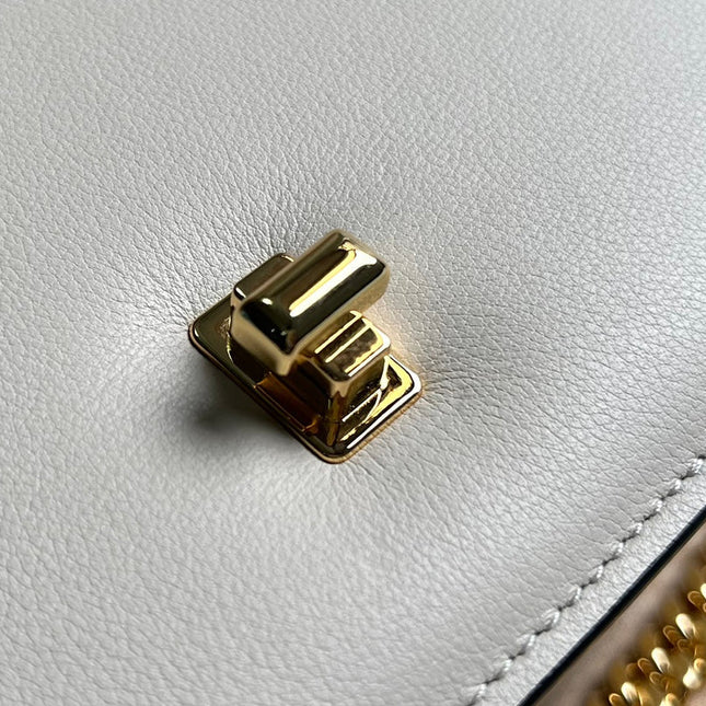 BLONDIE 23 TOP-HANDLE BAG WHITE CALFSKIN