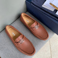 CD JUAL ICON BUCKLE LOAFER CIDER GRAINED CALFSKIN