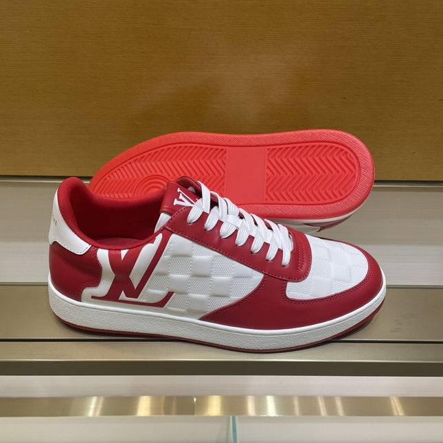 LV RIVOLI SNEAKER MEN RED WHITE