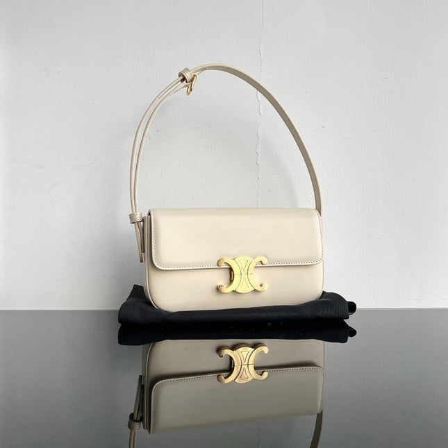TRIOMPHE 20 WHITE CREAM CALFSKIN
