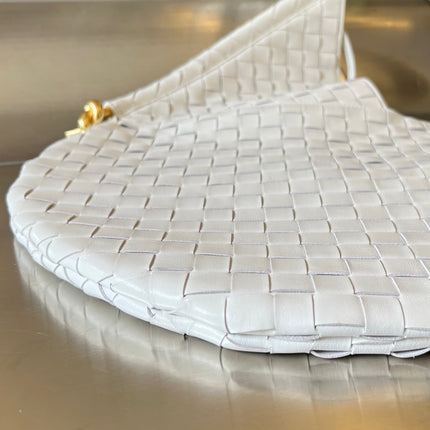 MEDIUM SOLSTICE 44 WHITE LAMBSKIN