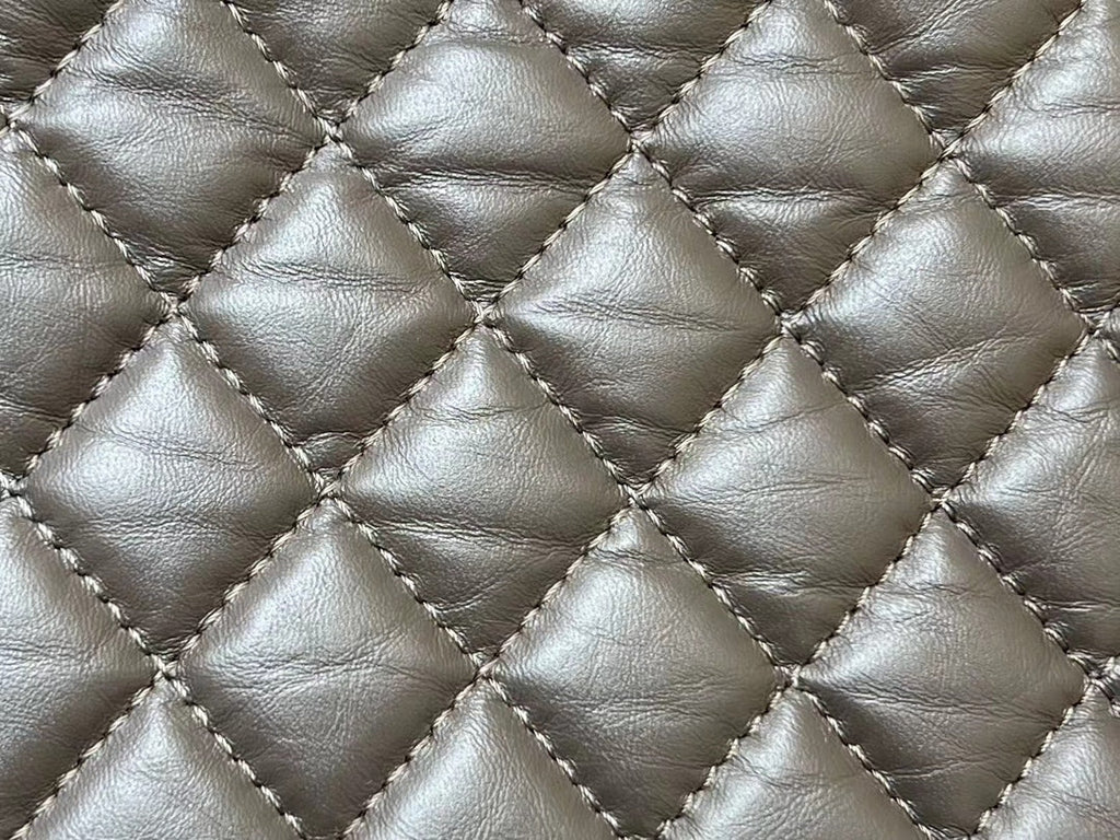 CHANEL 25S MINI SHOPPING BAG 23 IN DARK TAUPE CALFSKIN