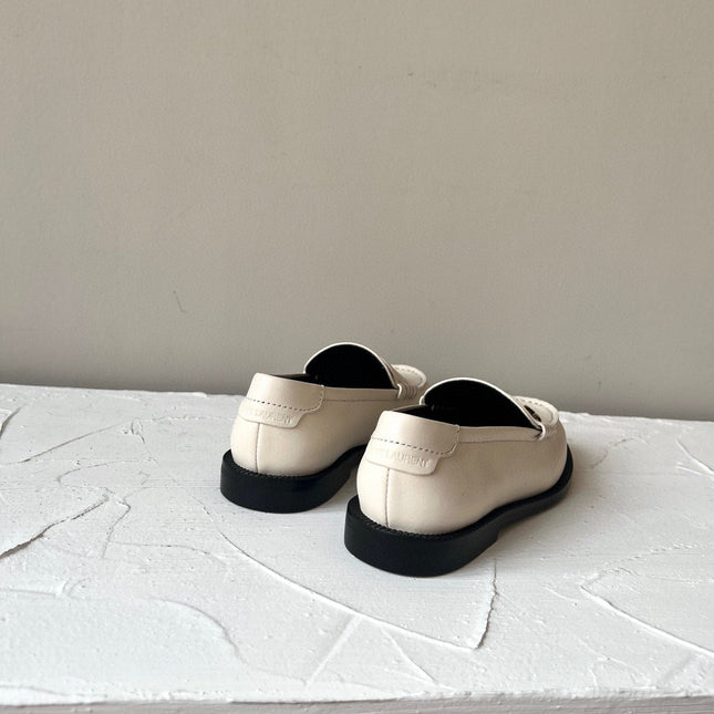 SL LE LOAFER WHITE SUEDE