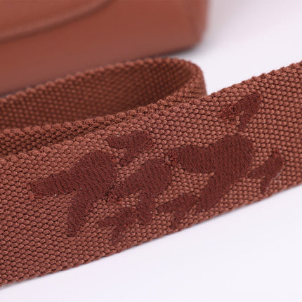 NANO SMILE BAG 18 IN UMBER BROWN CALFSKIN