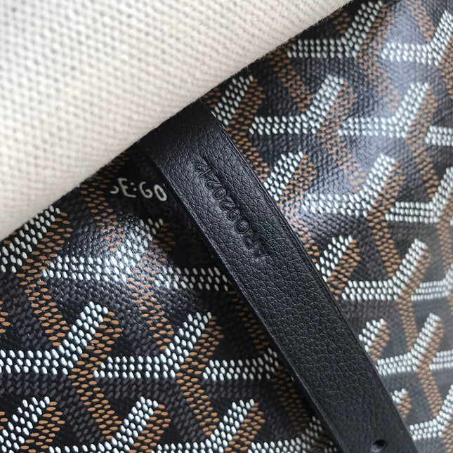 CITADIN MESSENGER BAG 39 IN BLACK GOYARDINE CANVAS