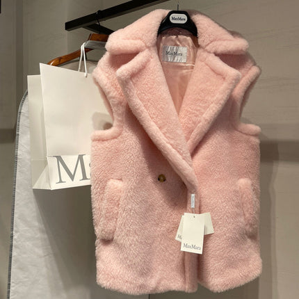 MAX MARA 25S SLEEVELESS TEDDY VEST 064