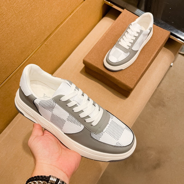 LV BEVERLY SNEAKER WHITE GREY