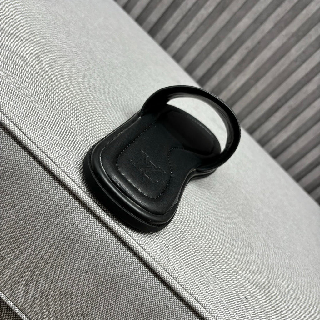 LV VENICE MULE SLIPPERS BLACK DAMIER