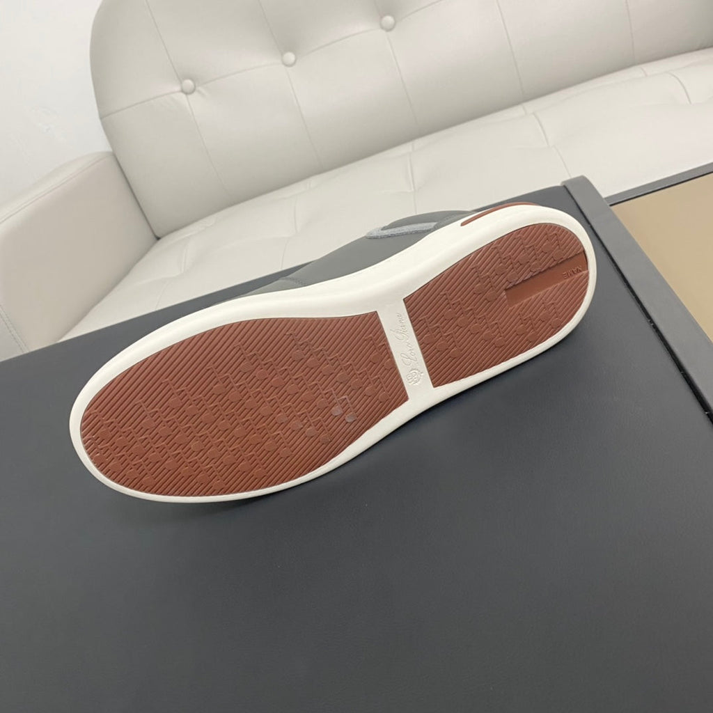 LP NEWPORT 2.0 WALK SNEAKERS LIGHT GRAY CALFSKIN