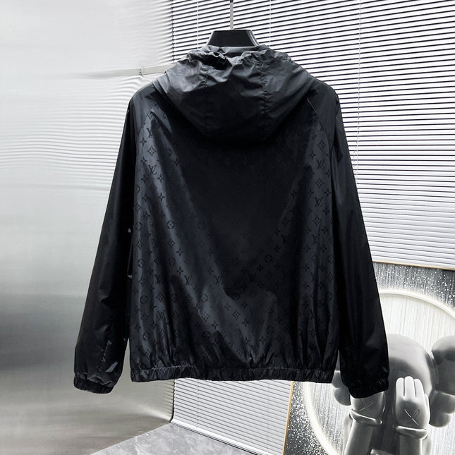 LV WINDBREAKER BLACK MONOGRAM 238808