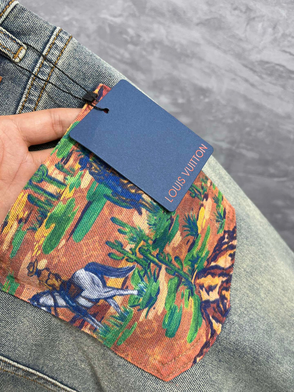 LV BLUE DENIM JEAN 239494