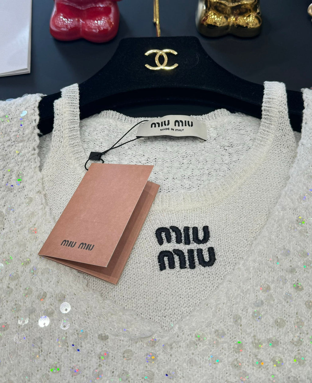 Miu 25 V- Neck Shirt Wool 232747